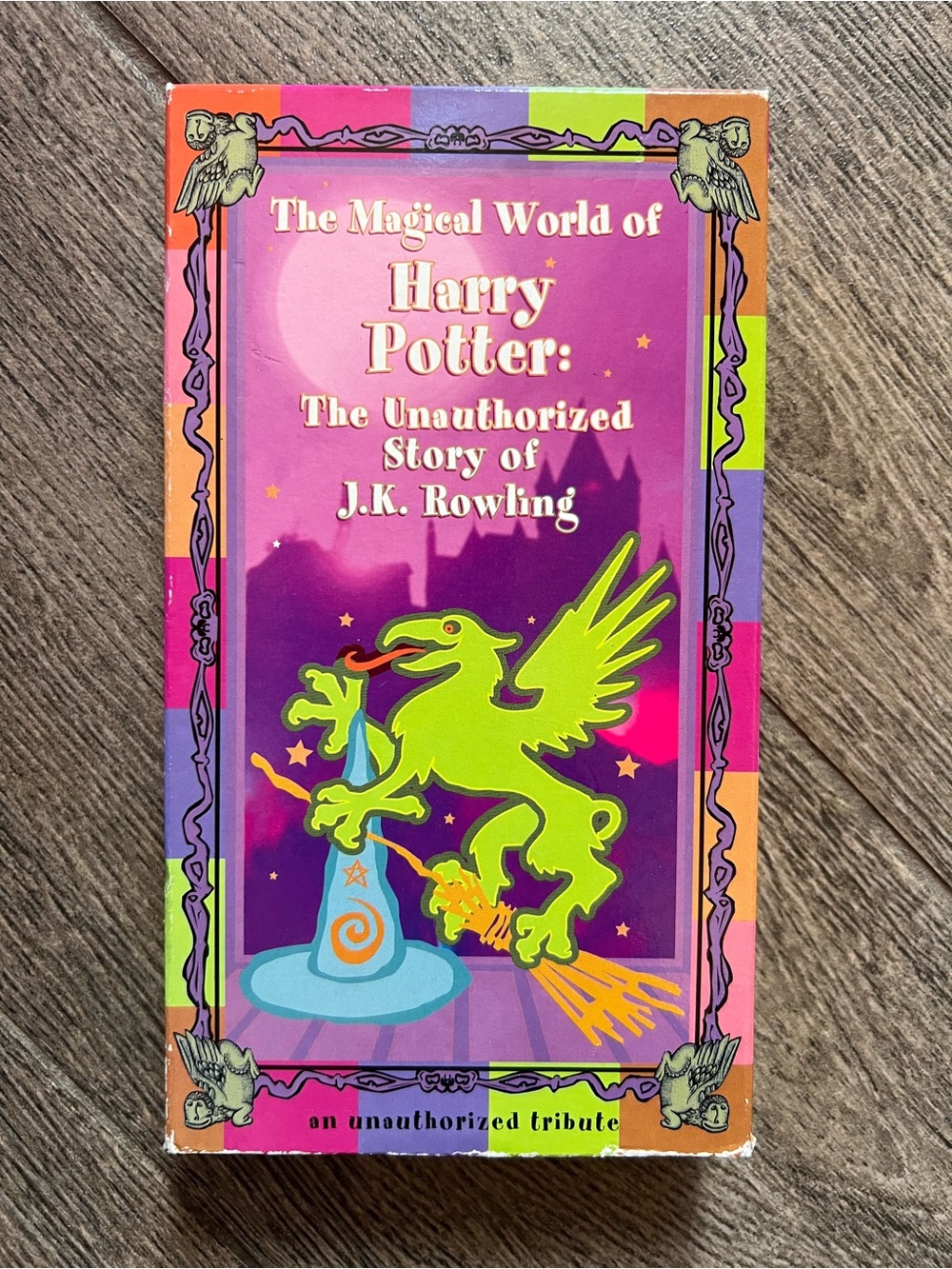 Harry Potter Unauthorized J.K. Rowling Story VHS Magical World Vintage Collector